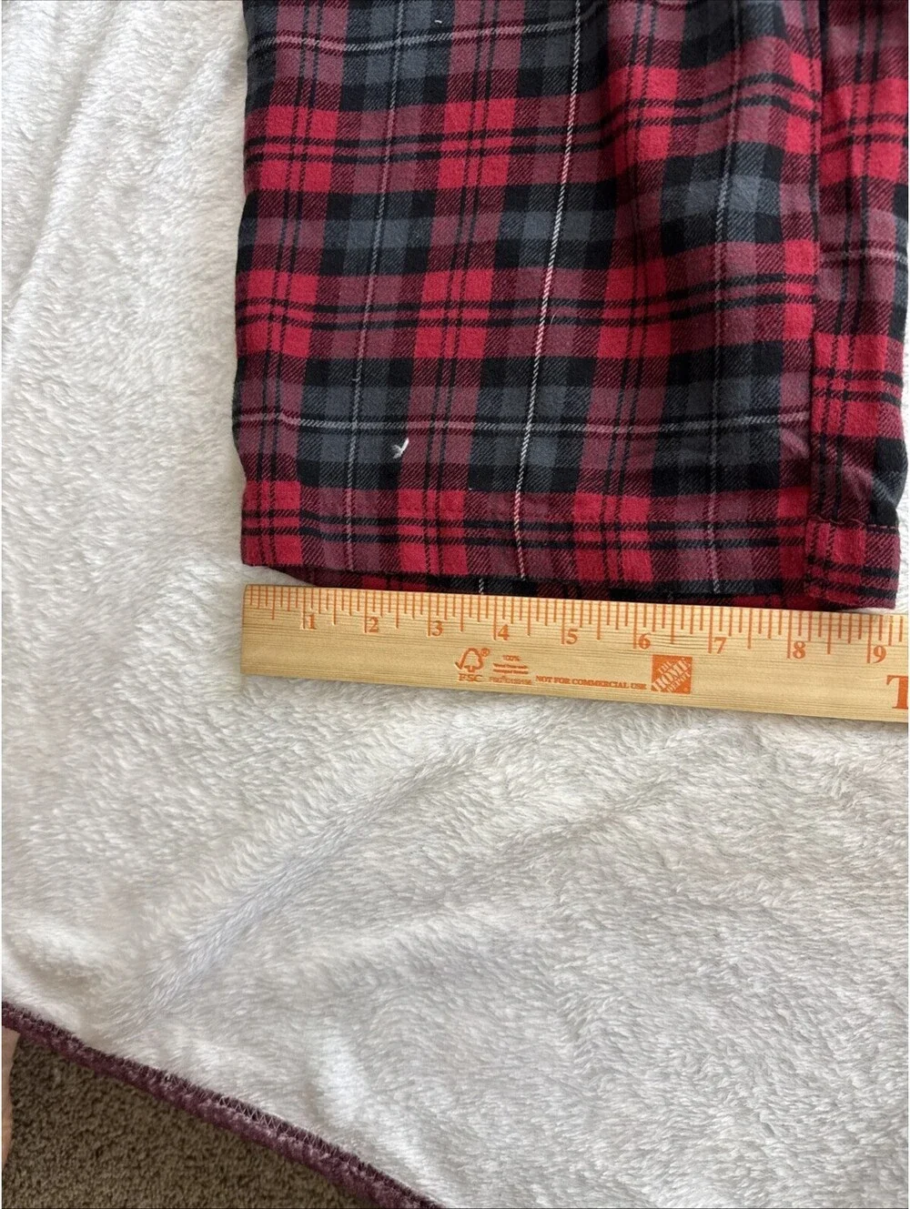 Arizona Cardinals NFL Women’s Short Sleeve Tee Flannel Pajama Set Size L (2446)